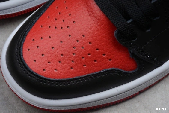 Rep Jordan Bred 001  Kid 555088 001  1 Kids OG Retro Black Air High Banned Red 555088 0401